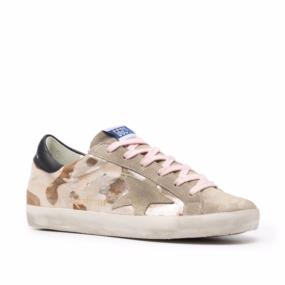 Golden Goose Super-Star camouflage sneakers